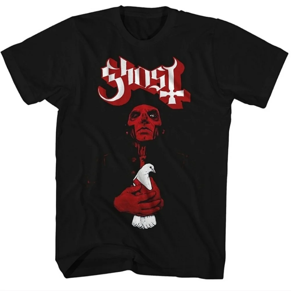 Ghost Red Cardinal Dove Papa Emeritus Shirt - Picture 3 of 3